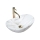 REA-U5063 - Lauale paigaldatav valamu ROYAL MINI 30x47 cm keraamika/valge/kivimustriga