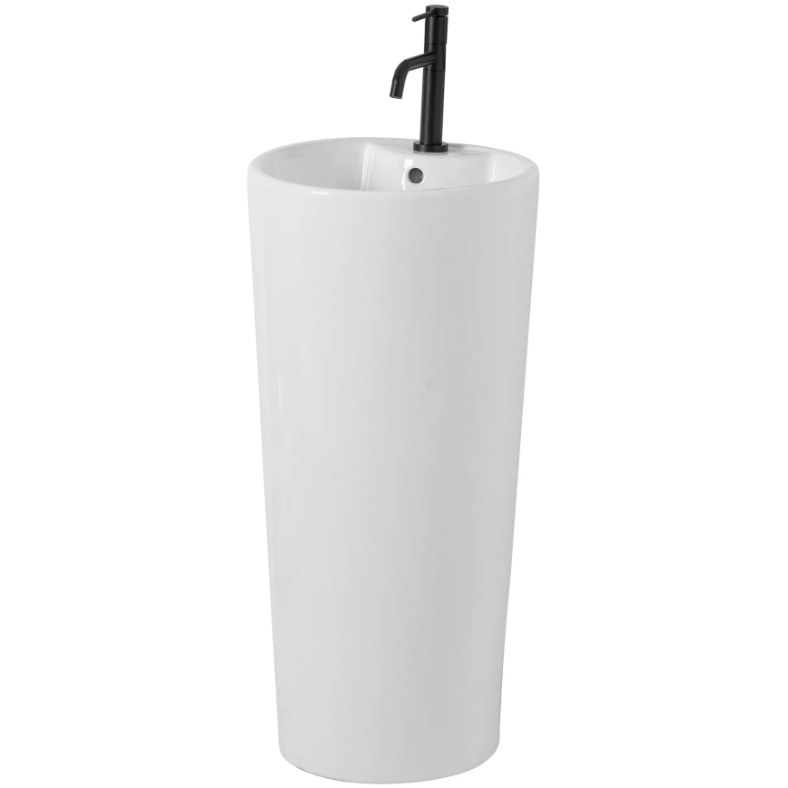 REA-U5635 - Iseseisev valam BLANKA 85x40 cm keraamiline/läikiv valge