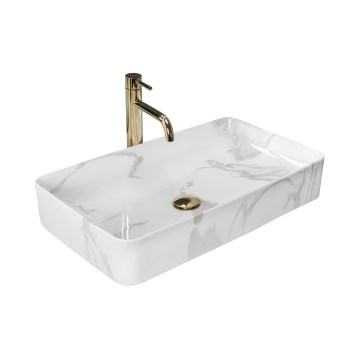 REA-U5896 - Lauaplaadile paigaldatav valam DENIS 35x61,5 cm keraamika/marmori dekoor