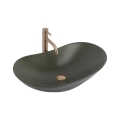 REA-U6372 - Lauale paigaldatav valamu ROYAL 35,5x61,5 cm keraamika/oliivroheline