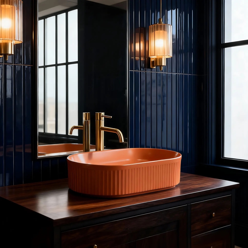 REA-U6377 - Pinnapealne valam VANDA 31x49 cm keraamiline/oranž