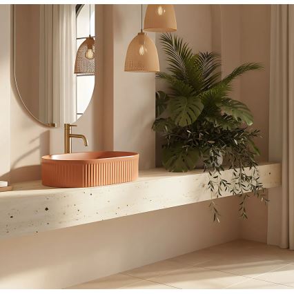 REA-U6377 - Pinnapealne valam VANDA 31x49 cm keraamiline/oranž