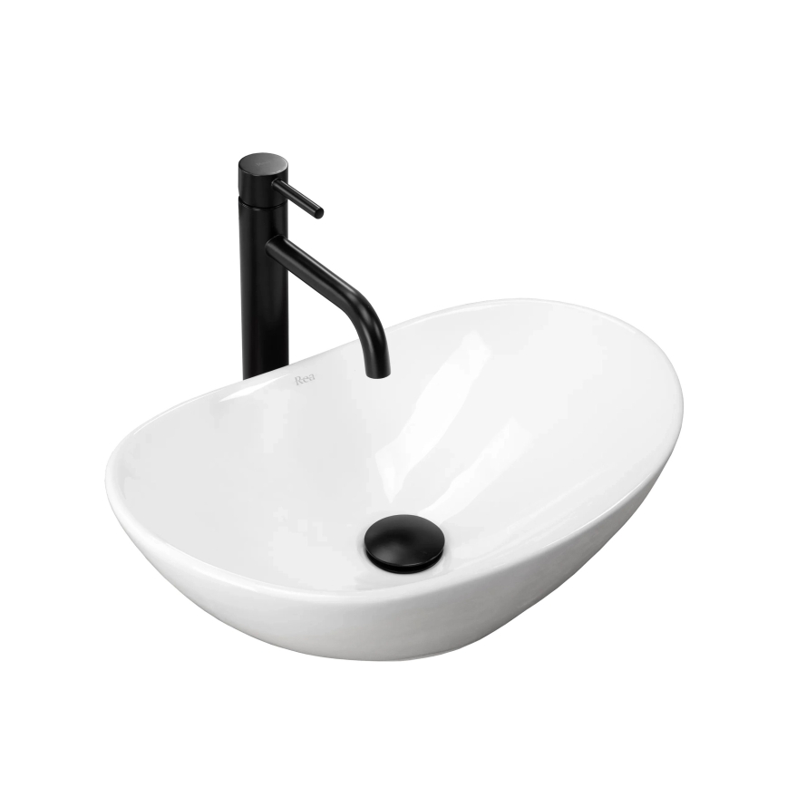 REA-U6507 - ROYAL MINI 30x47 cm lauale asetatav keraamiline valamu, valge