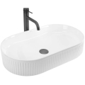 REA-U6526 - Lauale paigaldatav valamu VANDA 34x60 cm keraamiline/läikiv valge