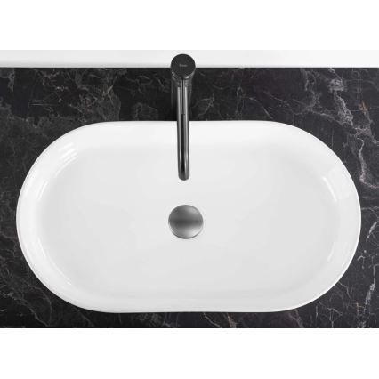 REA-U6526 - Lauale paigaldatav valamu VANDA 34x60 cm keraamiline/läikiv valge