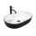 REA-U6625 - CLEO lauale paigaldatav valam 41x60,5 cm, keraamika, must/valge/marmori dekor