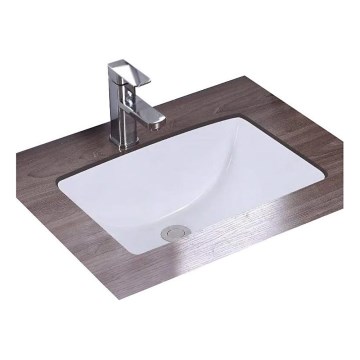 REA-U6653 - Süvistatav valamu ADELA 33x46 cm keraamiline/läikiv valge