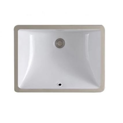 REA-U6653 - Süvistatav valamu ADELA 33x46 cm keraamiline/läikiv valge