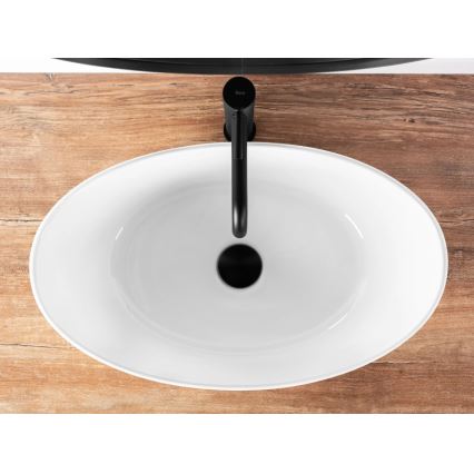 REA-U6802 - Lauale paigaldatav valamu KATE 27x45 cm keraamika/läikiv valge