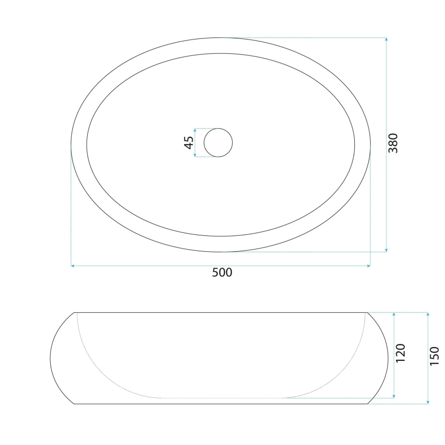 REA-U7348 - Pealepandav valamukauss MIKA 38x50 cm oranž/beež/kiviimitatsioon