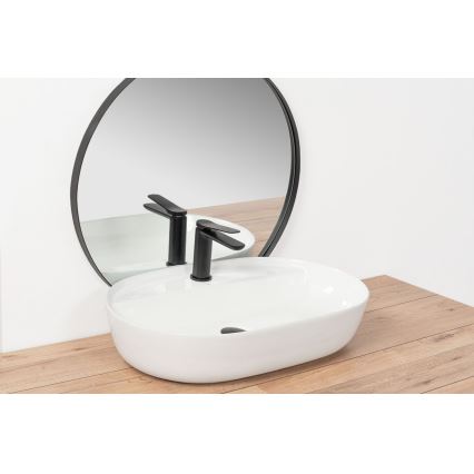 REA-U7900 - Lauapealne valamu AURA 40,5x60,5 cm keraamika/läikiv valge