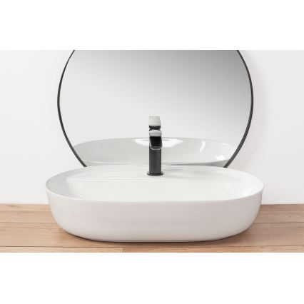 REA-U7900 - Lauapealne valamu AURA 40,5x60,5 cm keraamika/läikiv valge