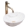 REA-U8014 - Lauapealne valamu SOFIA MINI 27x34 cm, keraamika/marmori dekor