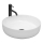 REA-U8493 - Pealepandav valamu ELMA Ø 45 cm keraamika/läikiv valge