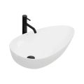 REA-U8537 - Valamu tööpinnale GRETA 40x65,5 cm keraamika/läikiv valge