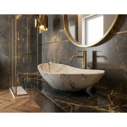 REA-U8598 - Lauapealne valam ROYAL 36x60,5 cm keraamika/marmorimustriga