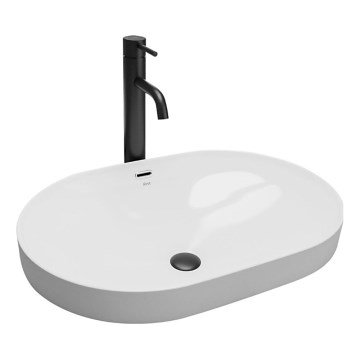 REA-U8700 - ARLETA lauapealne valamu 42x61,5 cm keraamika/läikiv valge