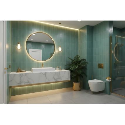 REA-U8900 - Lauapealne valamu GOYA 37x50 cm komposiit/mattvalge