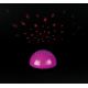 Reality - LED Puutetundlik projektor SIRIUS LED/0,5W/3xAA roosa