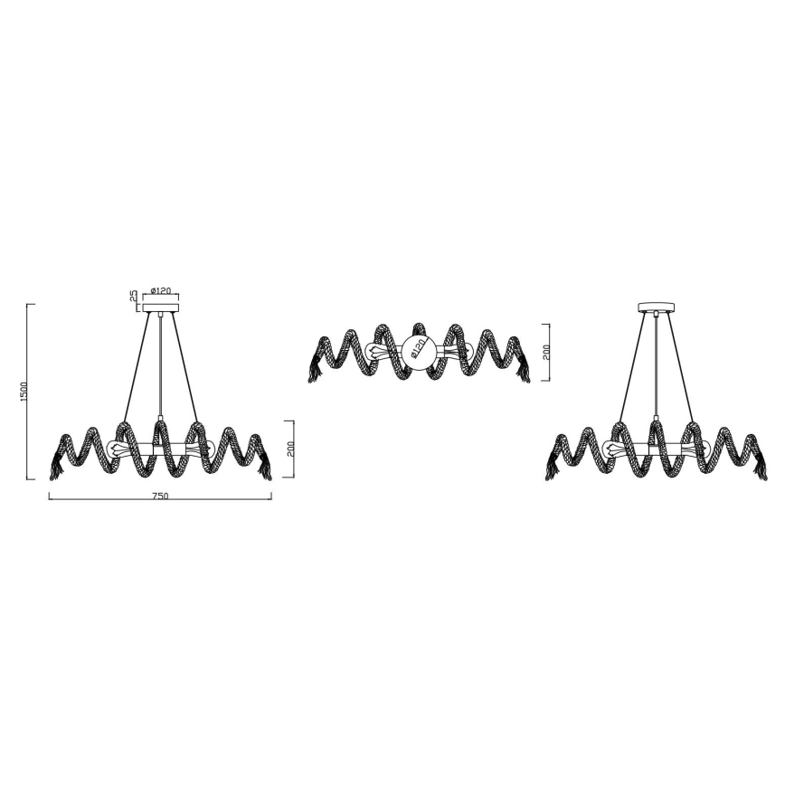 Reality - Lühter ARI 2xE27/10W/230V