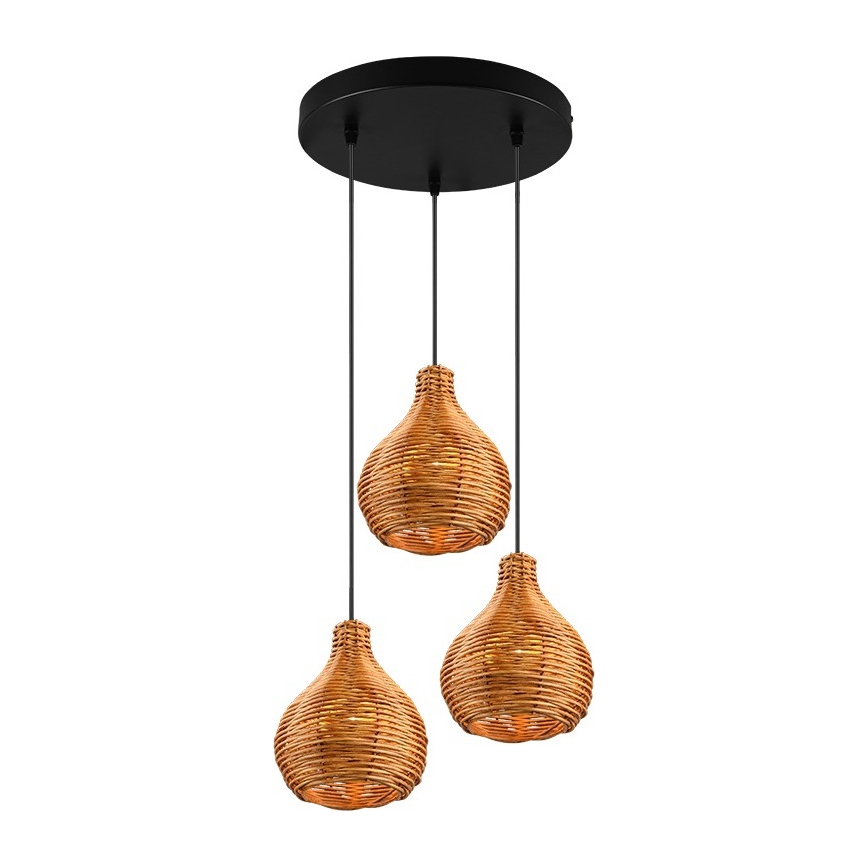 Reality - Rippvalgusti kaabliga SPROUT 3xE14/40W/230V pruun/rotang