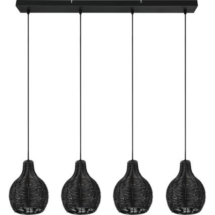 Reality - Rippvalgusti kaabliga SPROUT 4xE14/30W/230V must/rotang