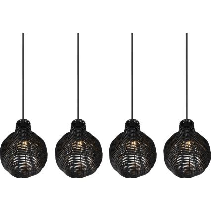 Reality - Rippvalgusti kaabliga SPROUT 4xE14/30W/230V must/rotang