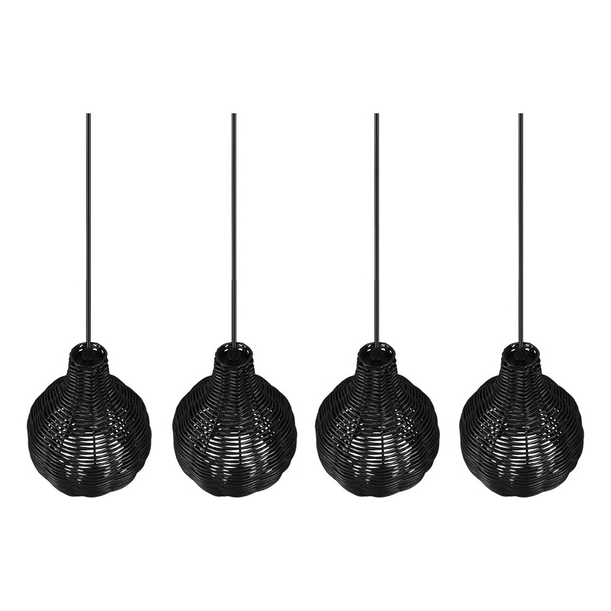 Reality - Rippvalgusti kaabliga SPROUT 4xE14/30W/230V must/rotang