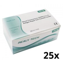RealyTech - COVID-19 Antigeeni kiirtest (vatitikuga) - ninast 25 tk
