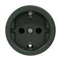 Reblig - Retro kodune pistikupesa raamita SCHUKO 230V/16A roheline