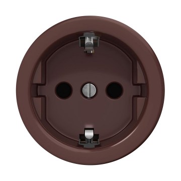 Reblig - Retro kodune raamita SCHUKO 230V/16A pistikupesa pruun