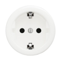 Reblig - Retro raamita SCHUKO seinapistik 230V/16A lumivalge