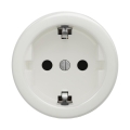 Reblig - Retro raamita seinapistikupesa SCHUKO 230V/16A valge keraamiline