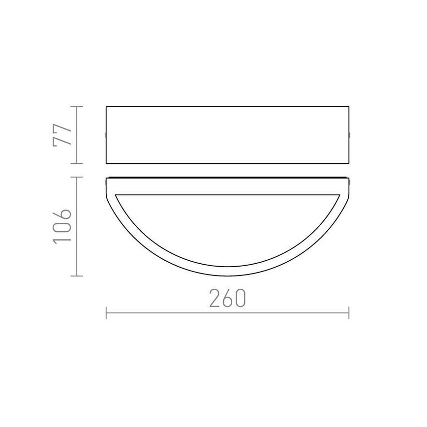 RED - Design Rendl -R10366 - Väli seinavalgusti LESA 1xE27/26W/230V IP54