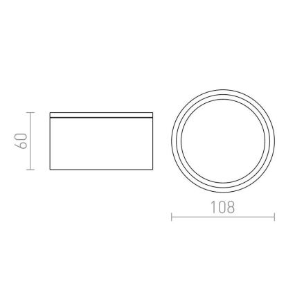 RED - Design Rendl - R10428 - Väli laevalgusti MERIDO 1xGX53/11W/230V IP44 white