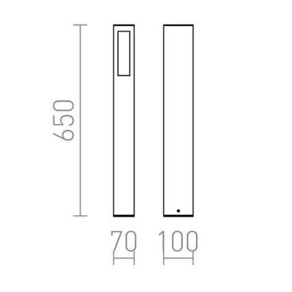 RED - Design Rendl - R10441 - Välivalgusti TREEZA 1xE27/26W/230V IP54