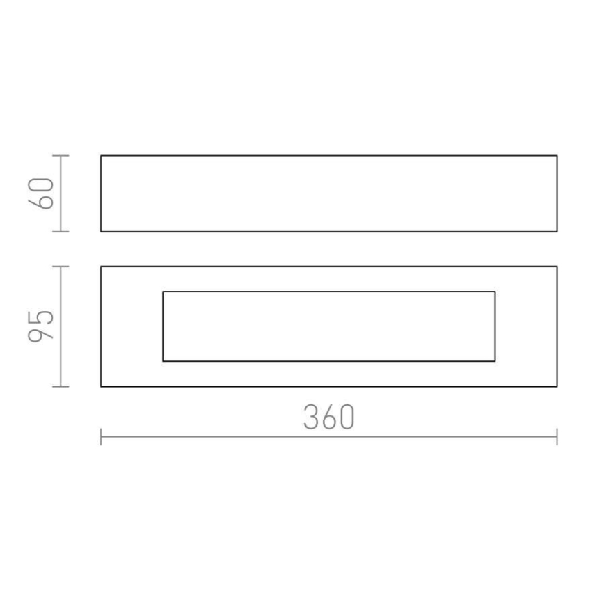 RED - Design Rendl - R10446 - Seinavalgusti ROLO 2xE14/40W/230V