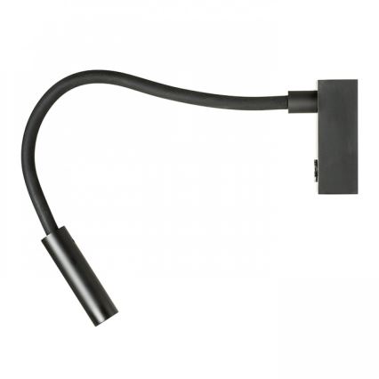 RED - Design Rendl - R10541 - LED Paindlik väike lamp AIM LED/3W/230V must