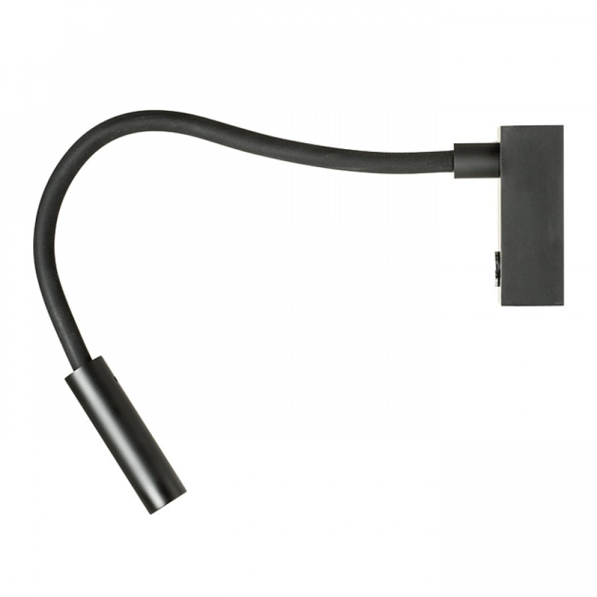 RED - Design Rendl - R10541 - LED Paindlik väike lamp AIM LED/3W/230V must