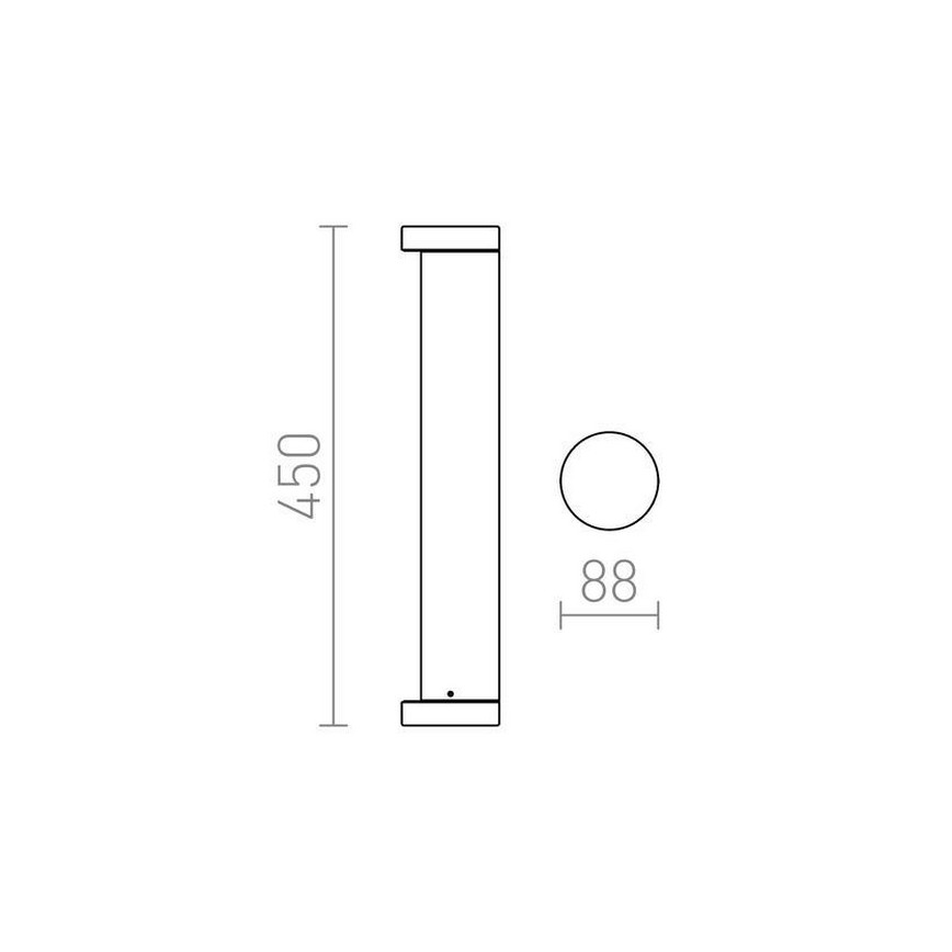 RED - Design Rendl - R11171 - LED Välivalgusti SONET LED/7W/230V IP54 antratsiit