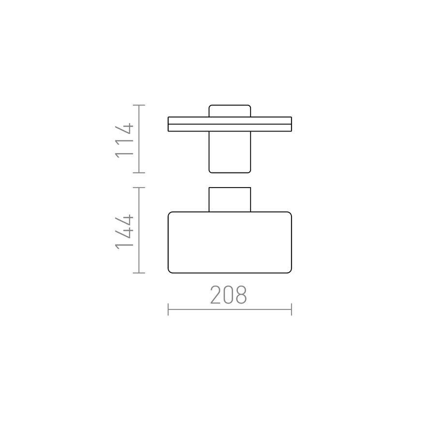 RED - Design Rendl - R11947- LED Väli seinavalgusti RINA LED/12W/230V IP65