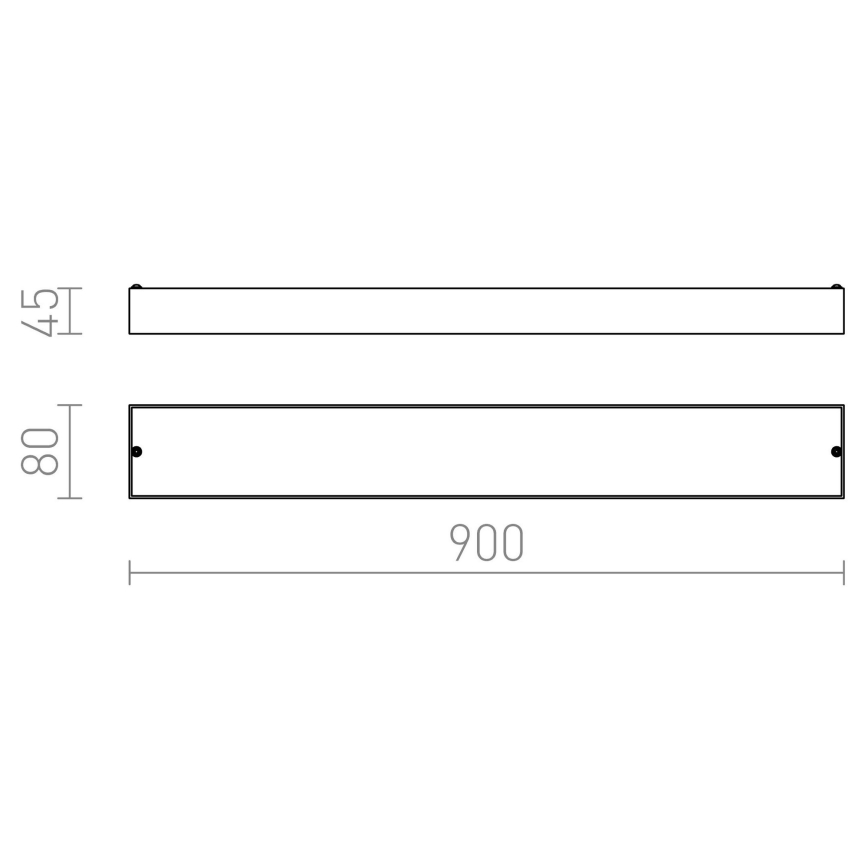 RED - Design Rendl - R11996 - LED Vannitoa seinavalgusti MARINA 14W/230V IP44