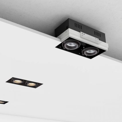 RED - Design Rendl - R12053 - Süvistatav valgusti ELECTRA 2xGU10/50W/230V