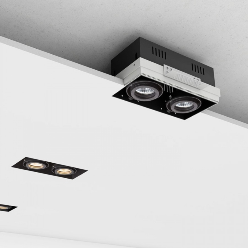 RED - Design Rendl - R12053 - Süvistatav valgusti ELECTRA 2xGU10/50W/230V