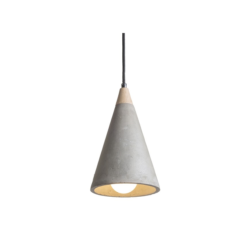 RED - Design Rendl - R12380 - Lühter HEIDI 1xE27/28W/230V betoon/puit