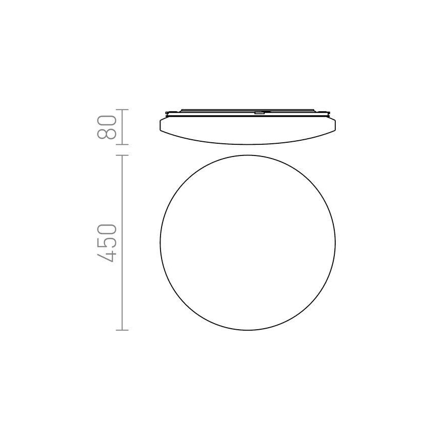 RED - Design Rendl - R12433 - LED Laevalgusti SEMPRE LED/36W/230V ümmargune