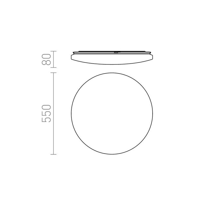 RED - Design Rendl - R12434 - LED Laevalgusti SEMPRE LED/56W/230V ümmargune