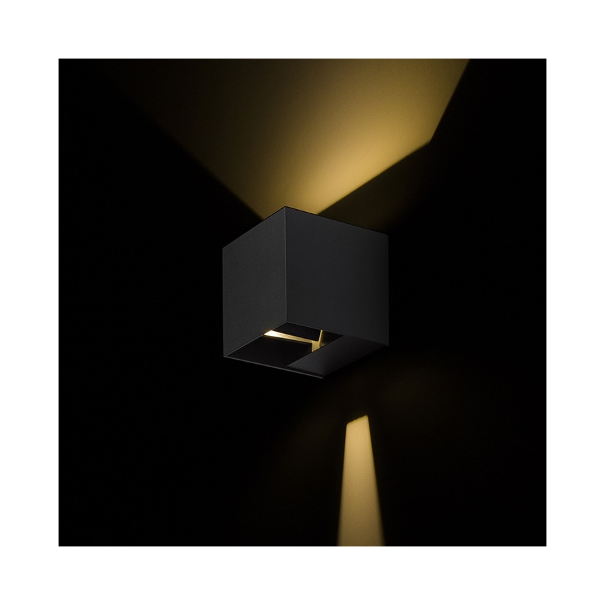 RED - Design Rendl - R12557- LED Väli seinavalgusti CARRE 2xLED/3W/230V IP54