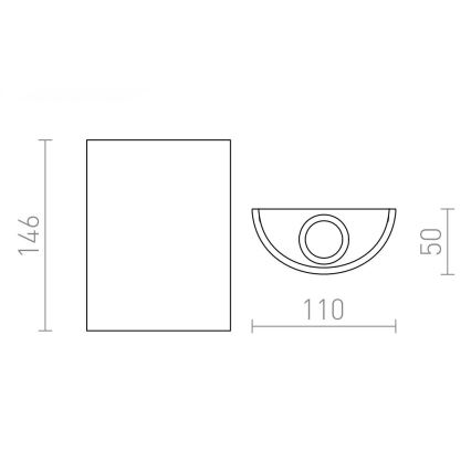 RED - Design Rendl - R12592 - LED Seinavalgusti DAFFY LED/6W/230V valge