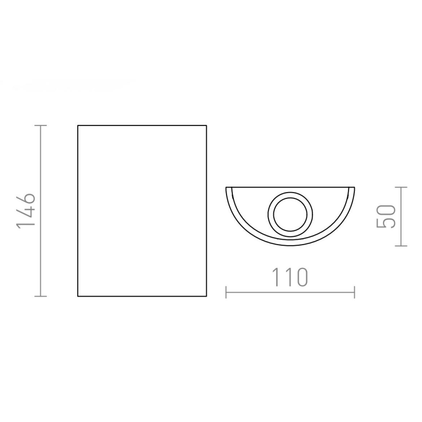 RED - Design Rendl - R12592 - LED Seinavalgusti DAFFY LED/6W/230V valge